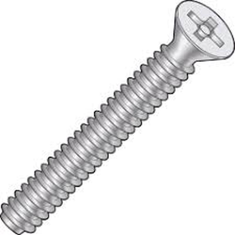 [100 PKG] Machine Screws Flat Head Pin In Phillips 18/8 Stainless Steel 10-32 X 1-1/2