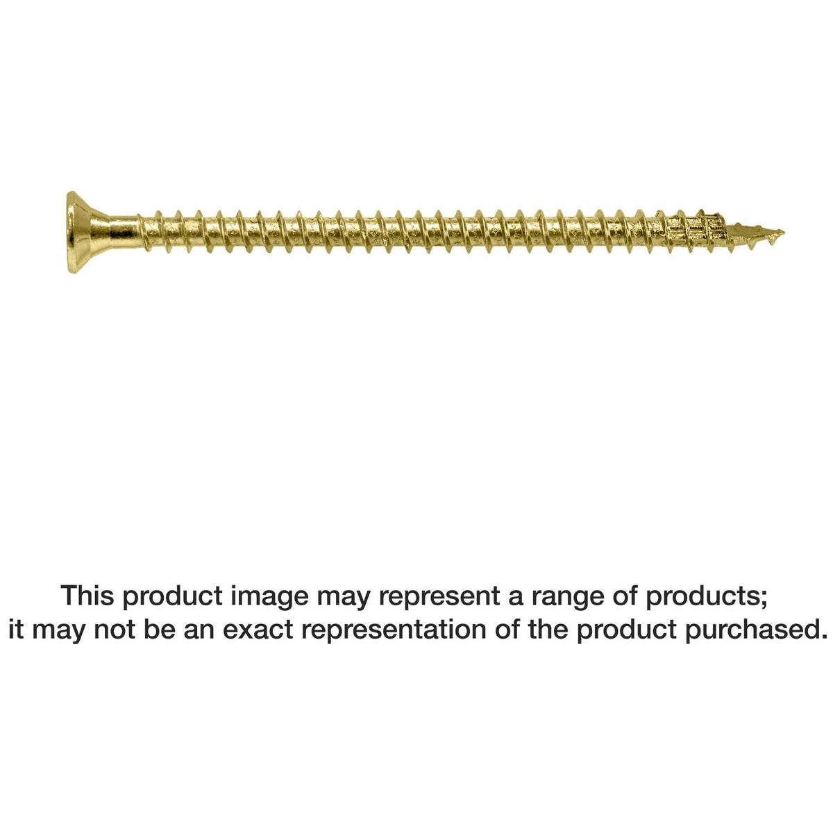Simpson Strong-Tie SDCF22700-R50 Strong-Drive SDCF TIMBER-CF Screw, 0.315-in. x 7-in. T40, Yellow Zinc, 50-Pack