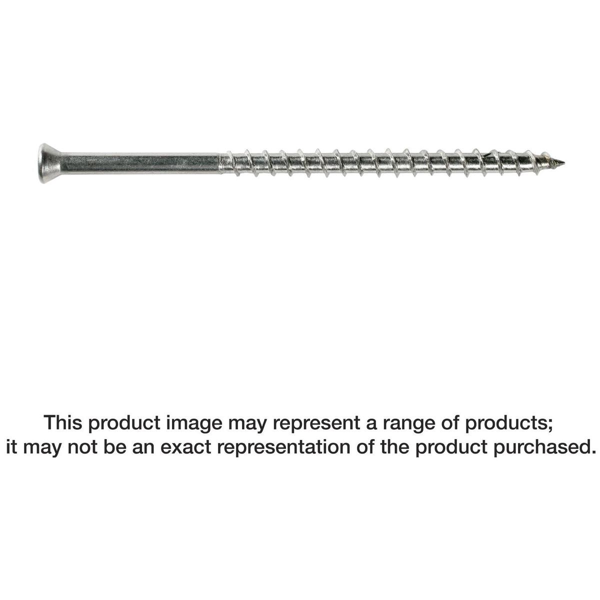 Simpson Strong-Tie T07225FTBBR01 Trim-Head Screw, 6-Lobe Drive, #7 x 2-1/4-in. T-15 Type 316, Brown 01, 1750-Pack