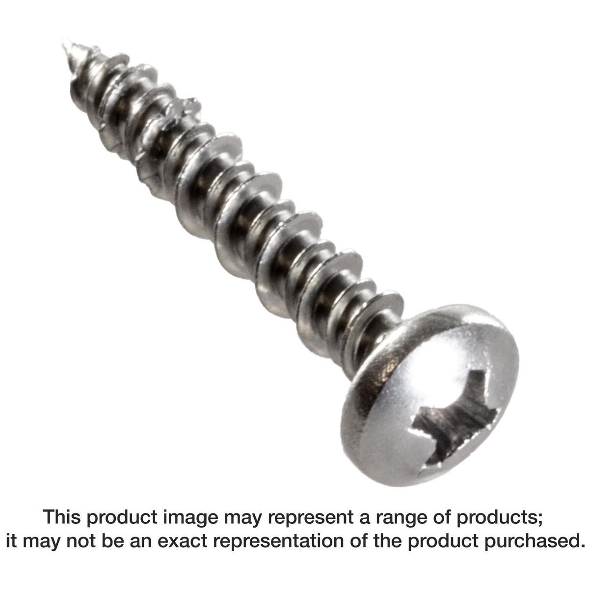 Simpson Strong-Tie T08J100PXC Marine Screw, Pan Head, #8 x 1-in. #2 Phillips Drive, Type 316, 100-Pack