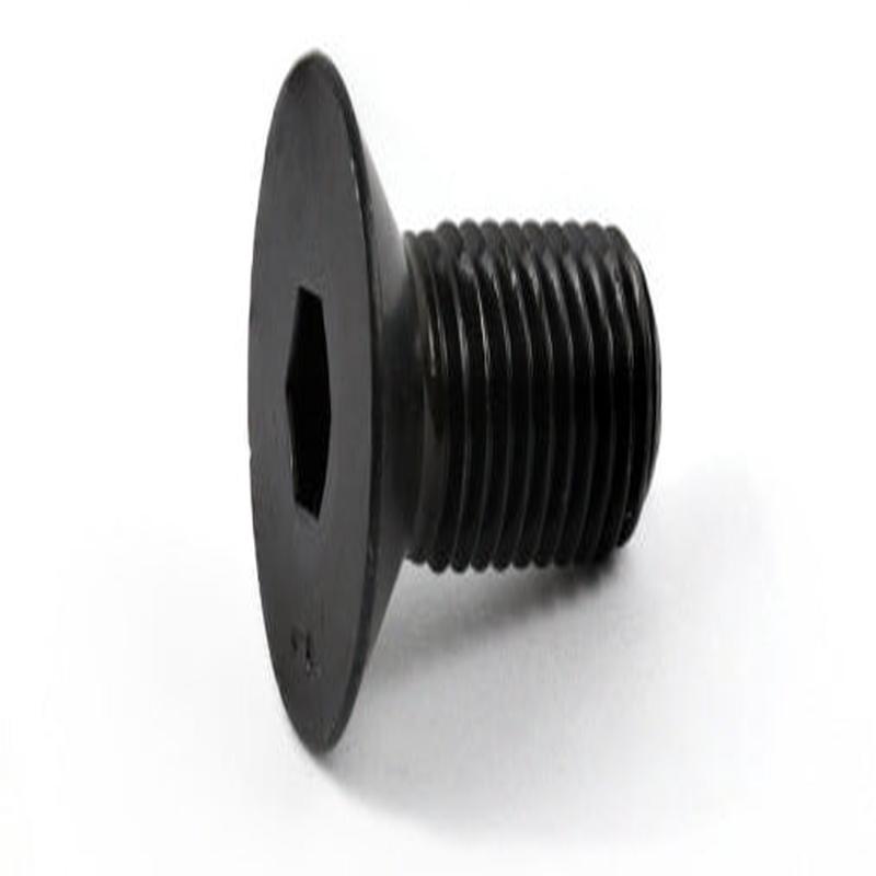 [100 PKG] Cap Screws Flat Socket Alloy Thermal Black Oxide 3-48 X 1/4