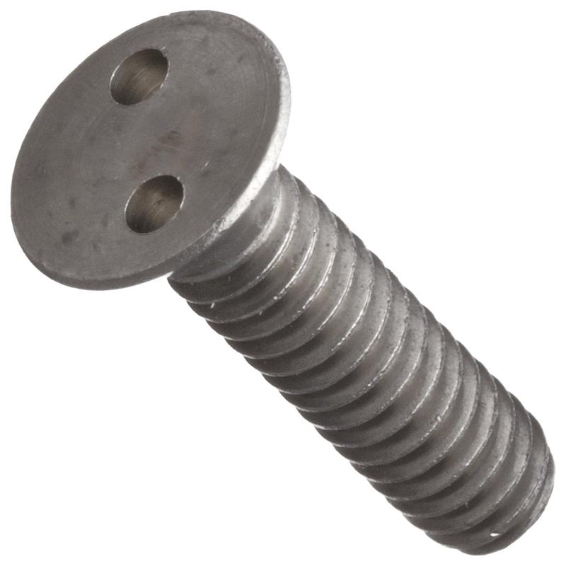 [100 PKG] Machine Screws Flat Head Spanner 18/8 Stainless Steel 8-32 X 1/2