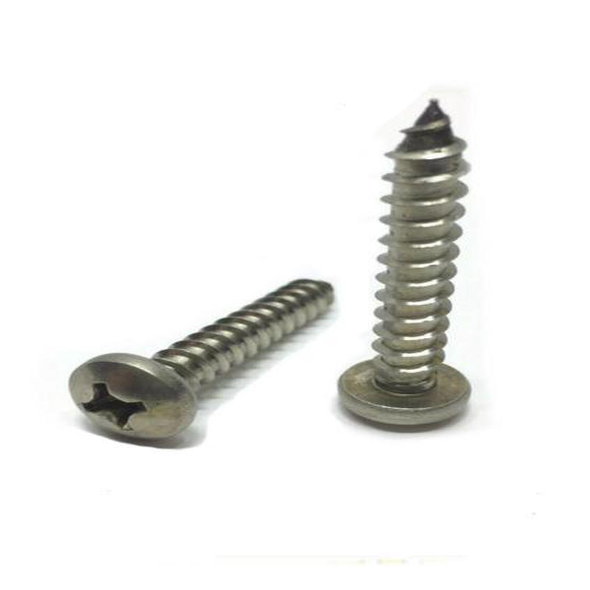 #8 x 1/2″ Sheet Metal Screws Stainless Steel Pan Head Phillips Drive