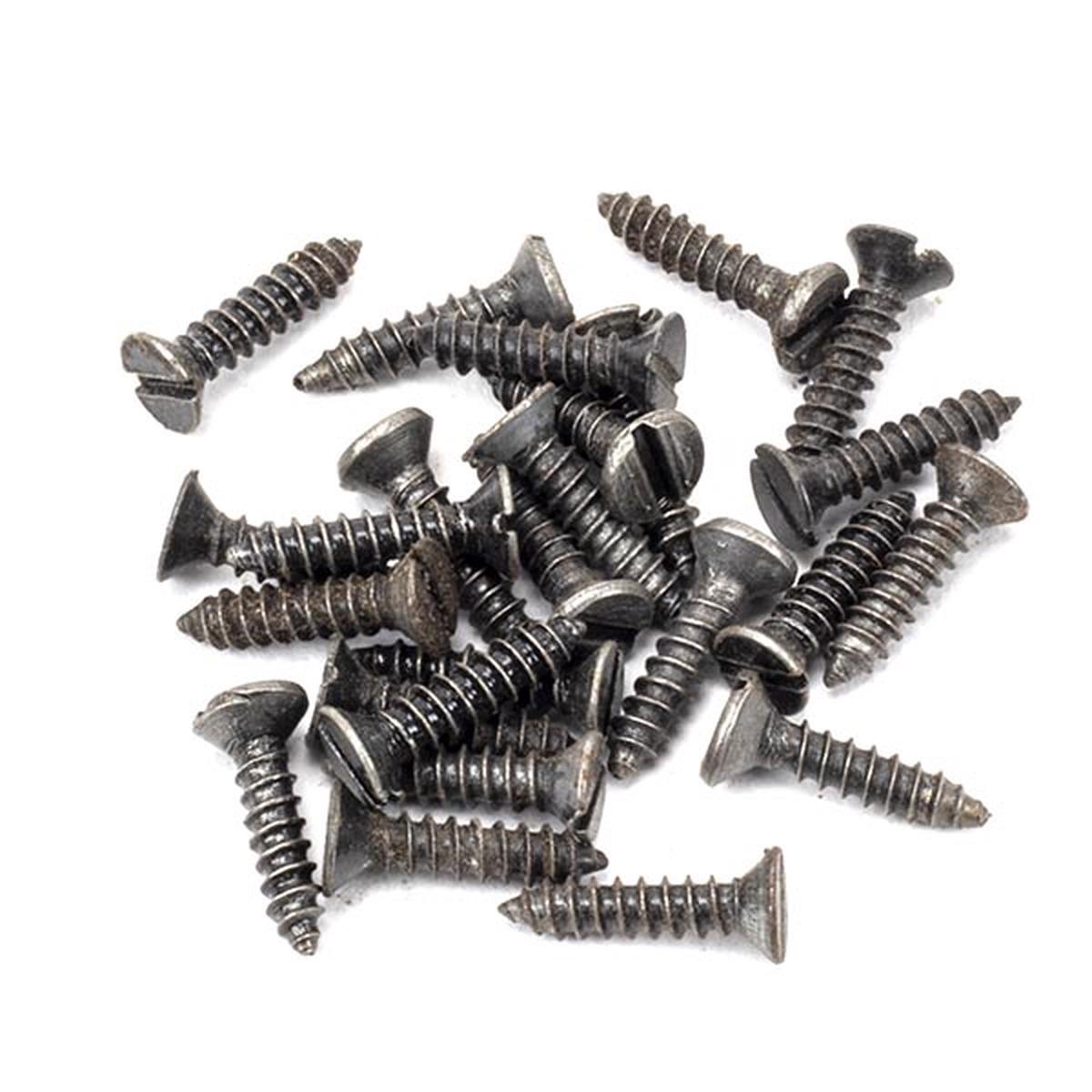 From The Anvil – Pewter 4x” Countersunk Screws (25) – Pewter Patina – 91187