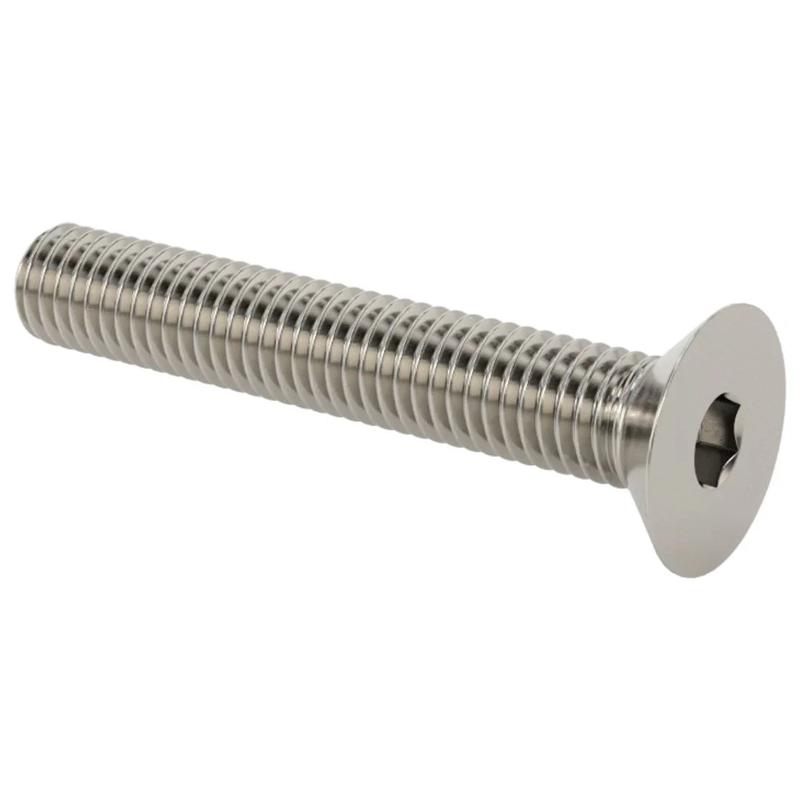 [100 PKG] Cap Screws Flat Socket 18/8 Stainless 10-32 X 1 1/4