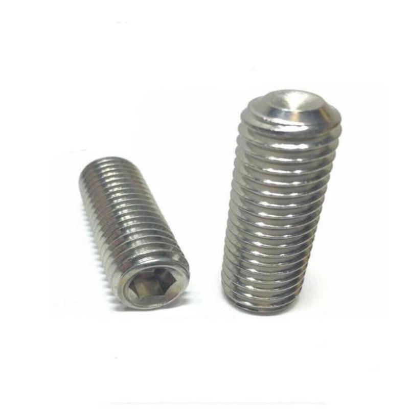 3/8″-16 x 1-1/2″ Stainless Steel Socket Set Screw Cup Point
