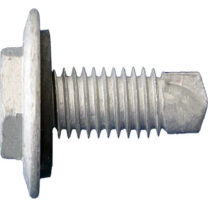 DAGGERZ FLGSD3CT1210 12 x 1 Hex Flange Head Self Drill Screws with Rubber Washer Dagger-Guard Coating 3000 PCS