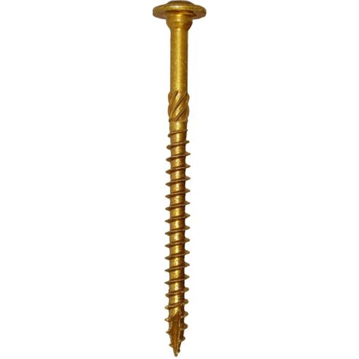 GRK Screws 12281 3/8×6 Star Drive Washer Head Climatek Coated Steel RSS Rugged Structural Screws, 50/Box