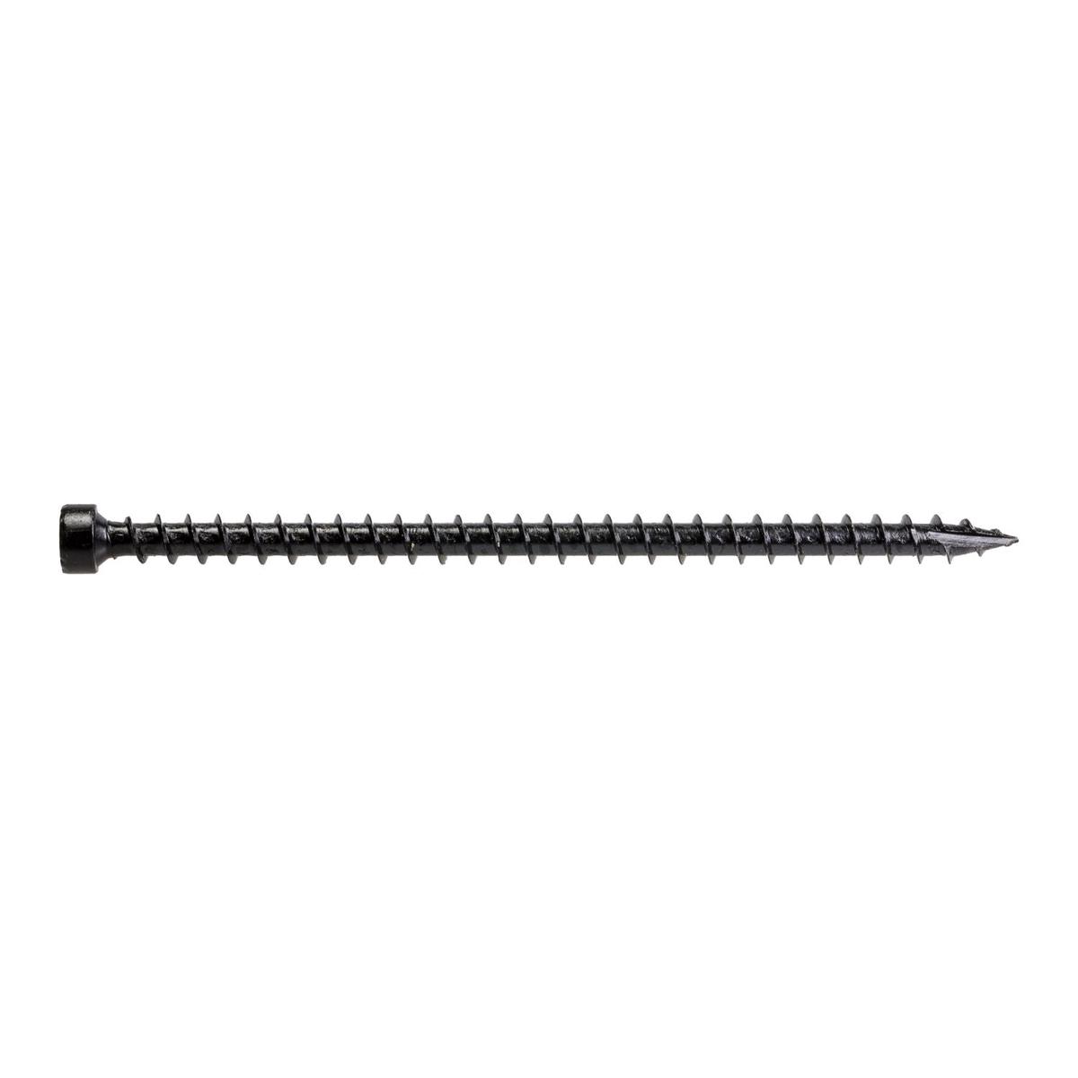 Simpson Strong-Tie Strong-Drive SDWC TRUSS Screw, .155-in. x 4-1/2-in. T-30 6-Lobe E-coat, Black, 500-Pack (SDWC15450B-KT)