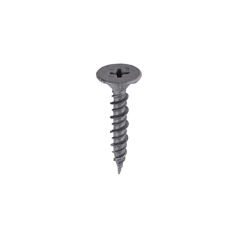 TIMCO Drywall Construction Timber Stud Cement Board Screws – PH – Countersunk Wafer – Twin-Cut – Exterior – Silver Organic – 4.2 x 25 – 200 Pieces Box
