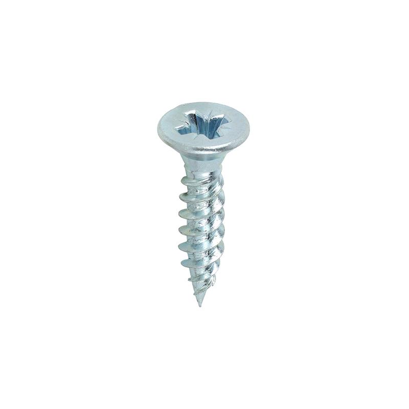 TIMCO Twin-Threaded Woodscrews – PZ – Double Countersunk – Zinc – 12 x 1 – 200 Pieces Box