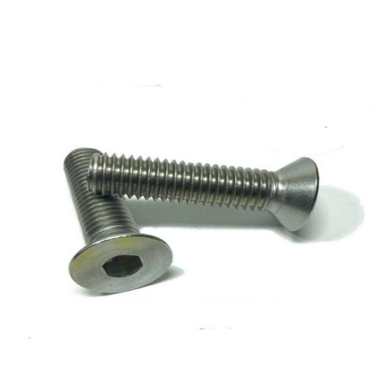 (Qty 100) 1/4"-20 x 2 1/4" Flat Head Socket Cap Screw 18-8 Stainless Steel 304