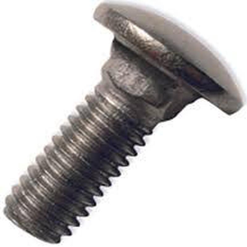 [1 PC] A307 Grade A Steel Hot Dipped Galvanized Coarse Carriage Bolts 1/2-13 x 20