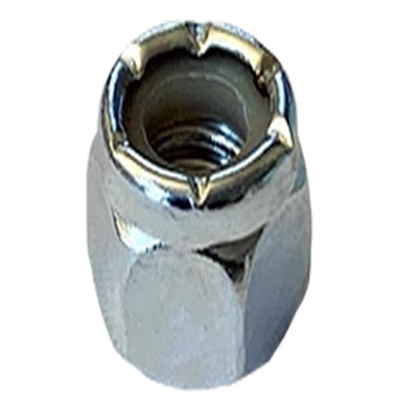 [100 PKG] Hex Lock Nuts Nylon Inserts Steel Zinc 4-40