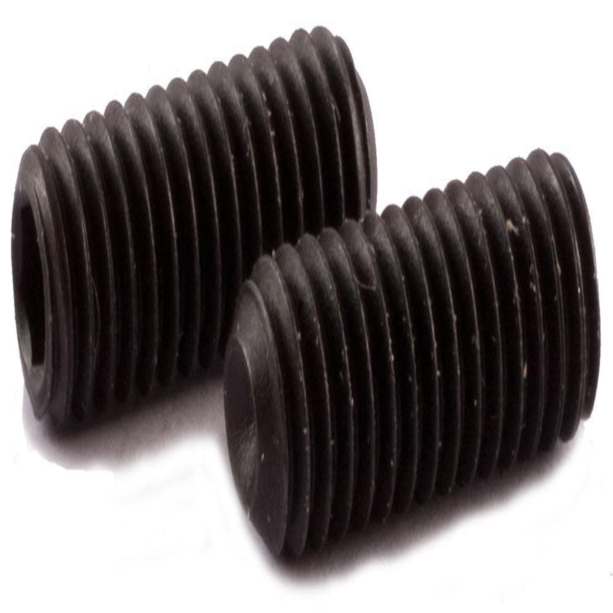 M3-0.50 x 8 Socket Set Screw Cup Point DIN 916 Black Oxide Alloy