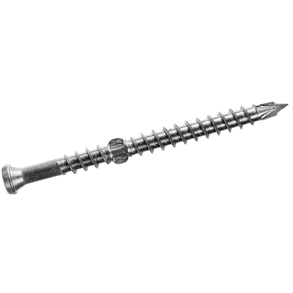 #10 x 2 1/2 Simpson Strong-Tie Square Head Deck-Drive DHPD HARDWOOD Screw 305 Stainless Steel (#2 Square) - Box (100)