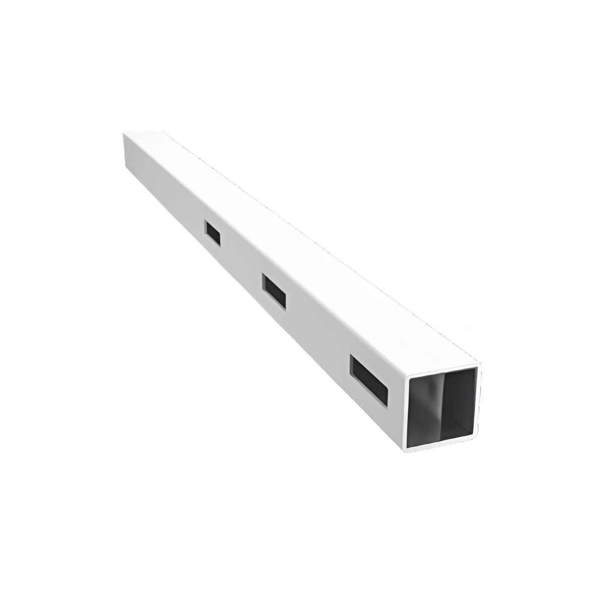 3 RAIL RURAL PVC GATE POST - 127 x 127 x 2050mm, 7 Year Warranty