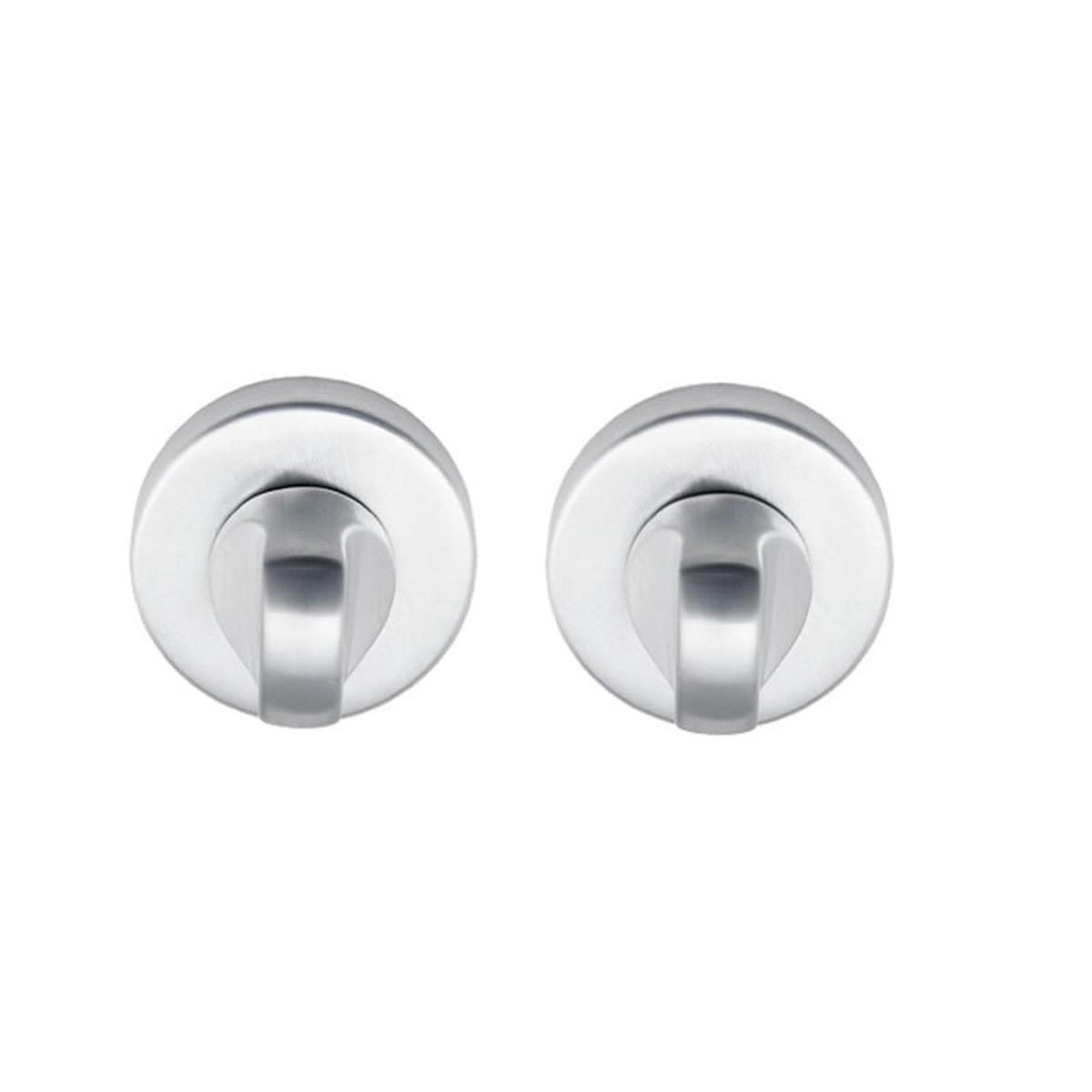 Double Turn Set - Round Rose By Zanda - Round Rose | Brushed Nickel