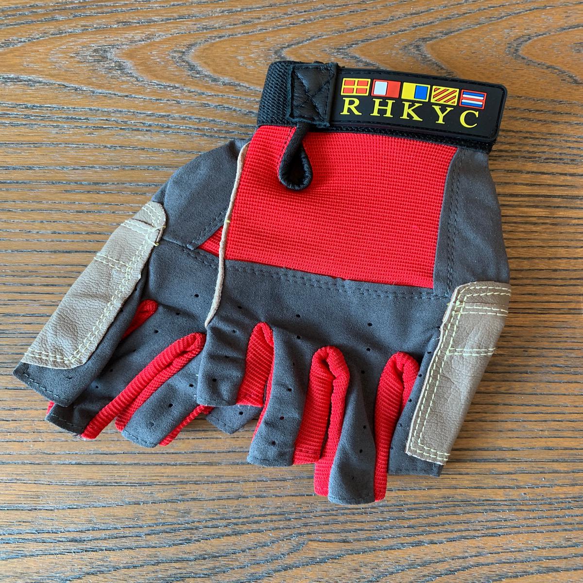 Leather Gloves Short Finger - L