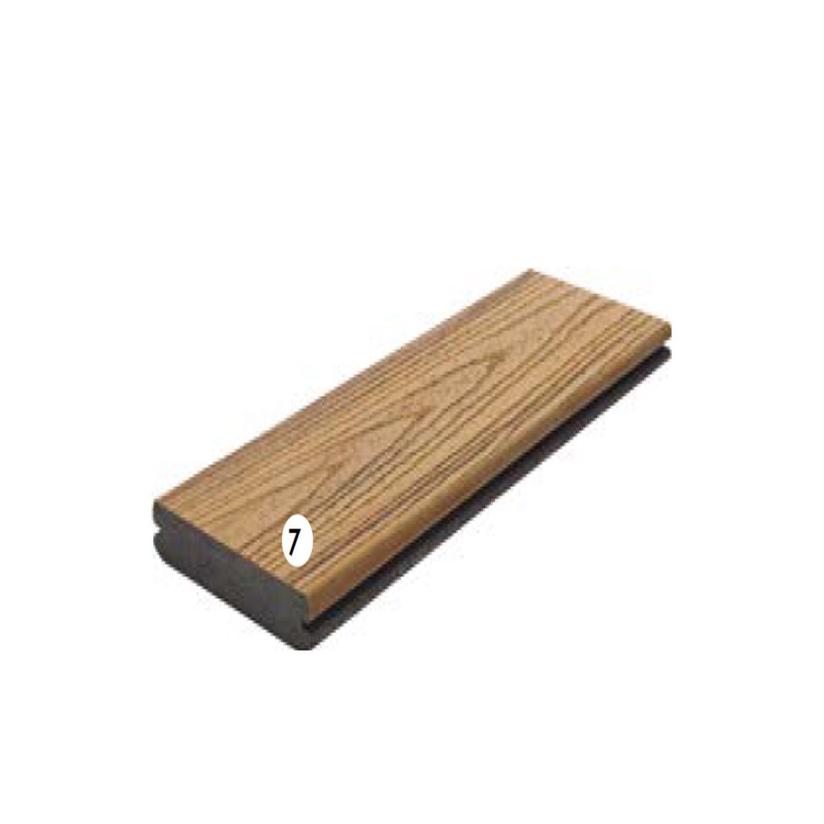 Trex Groove Board, Composite deck board, 95% recycled. 25 year warranty - Tiki Torch