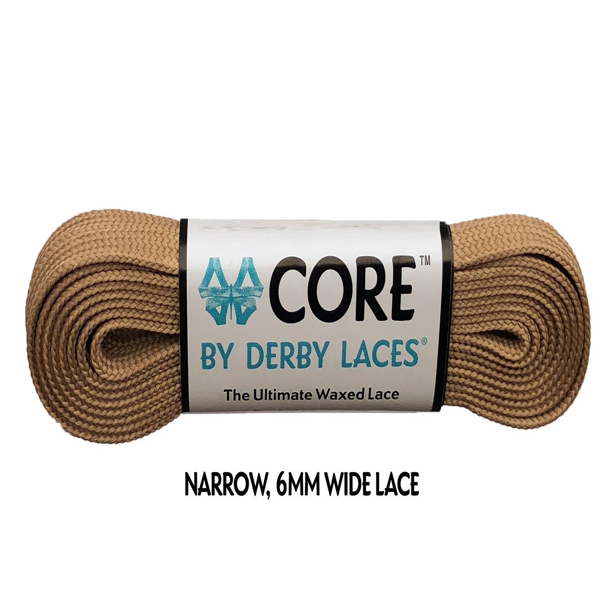 Derby Laces - CORE | 108" (274cm) - Coffee Latte Brown