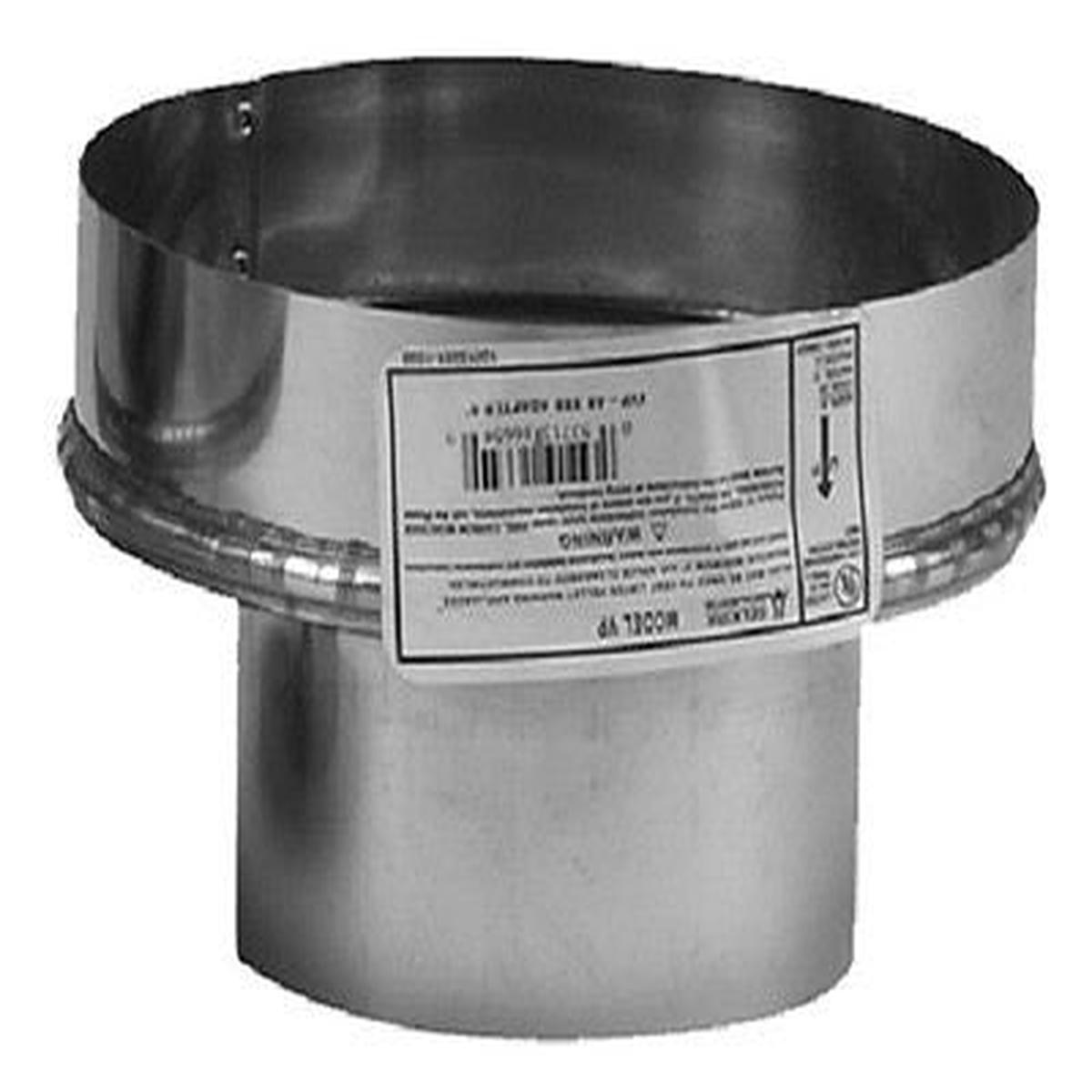 Selkirk 244246 4VP-A6 4" Pellet Vent Pipe to Ultra Temp Chimney Adapter
