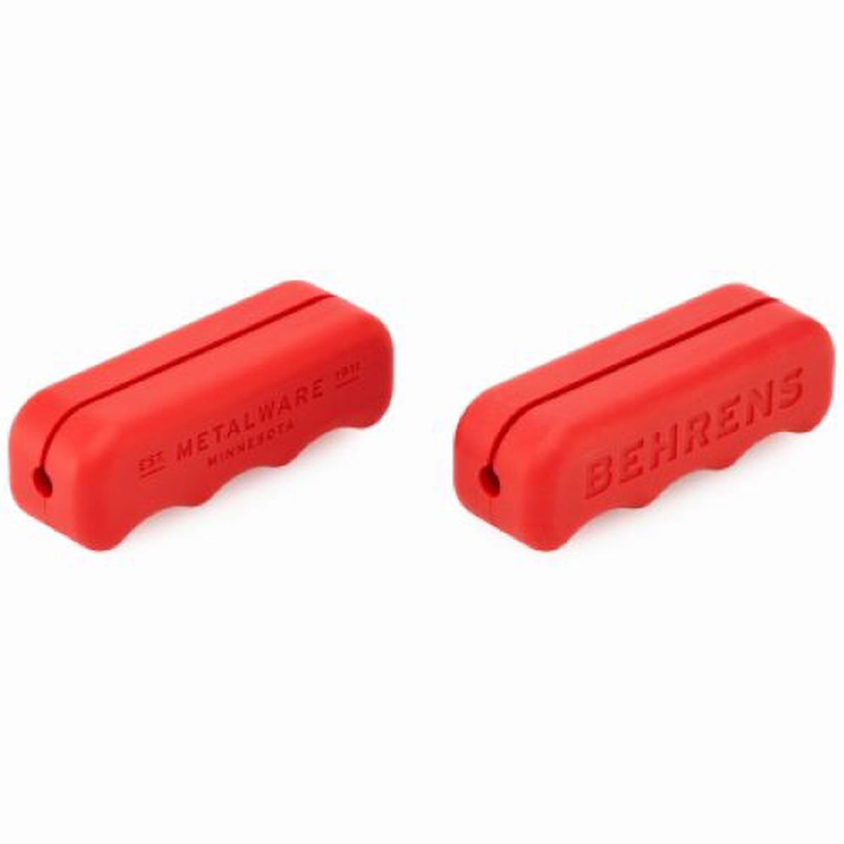 Behrens S21SG3R 2-Count Pack of Red Silicone Small Hand Saver Grips For Metal Tubs & Cans - Quantity of 2