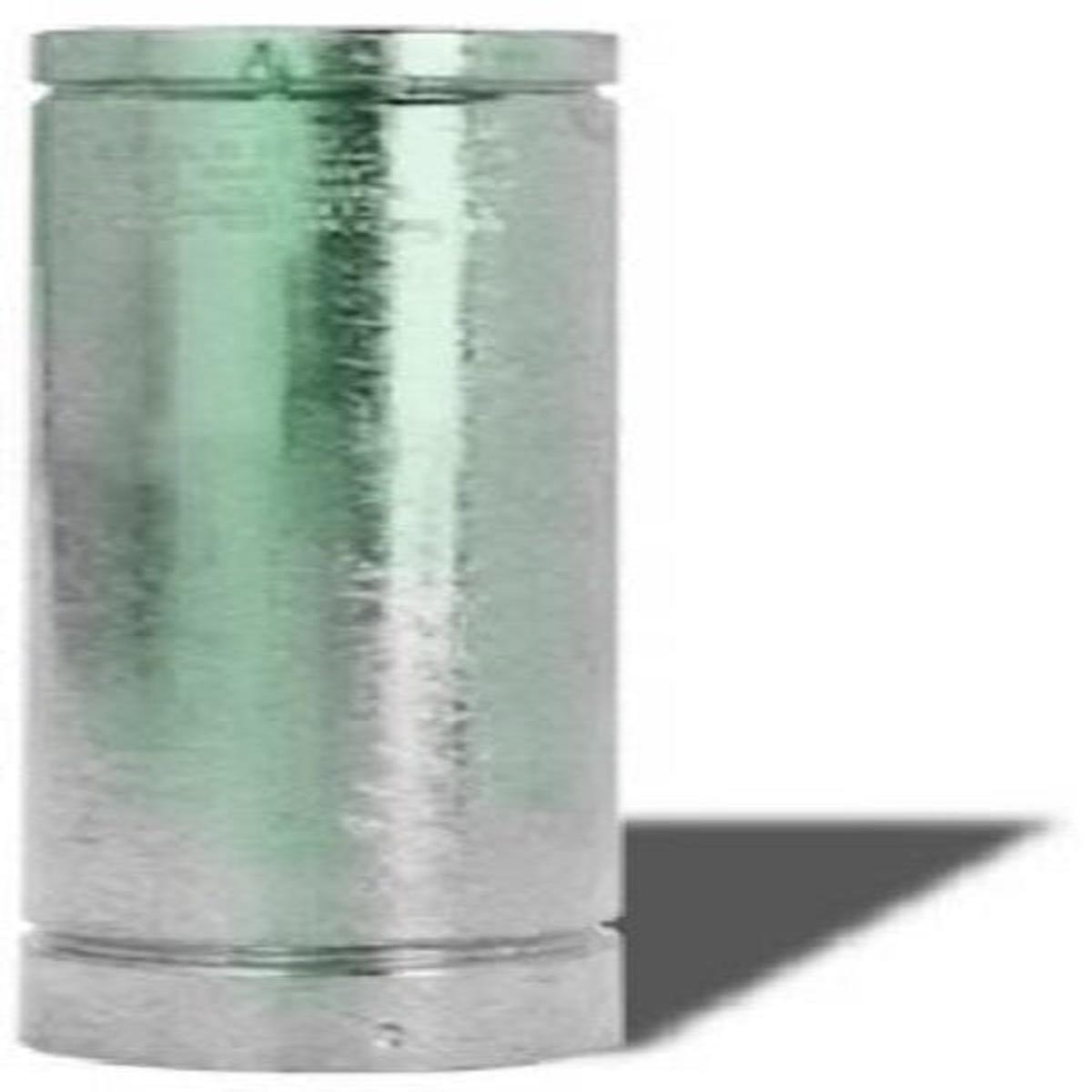 Selkirk 105024 5" x 2'" 5RV-2 24" Round Type B Gas Vent Chimney Pipe - Quantity of 4