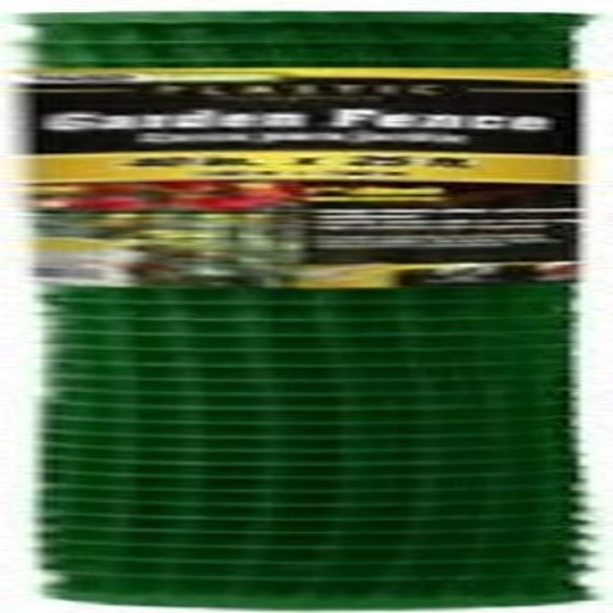 YardGard 889250A 40" x 25 ft 1" Mesh Green PVC Garden Border Fence Fencing - Quantity of 1 roll