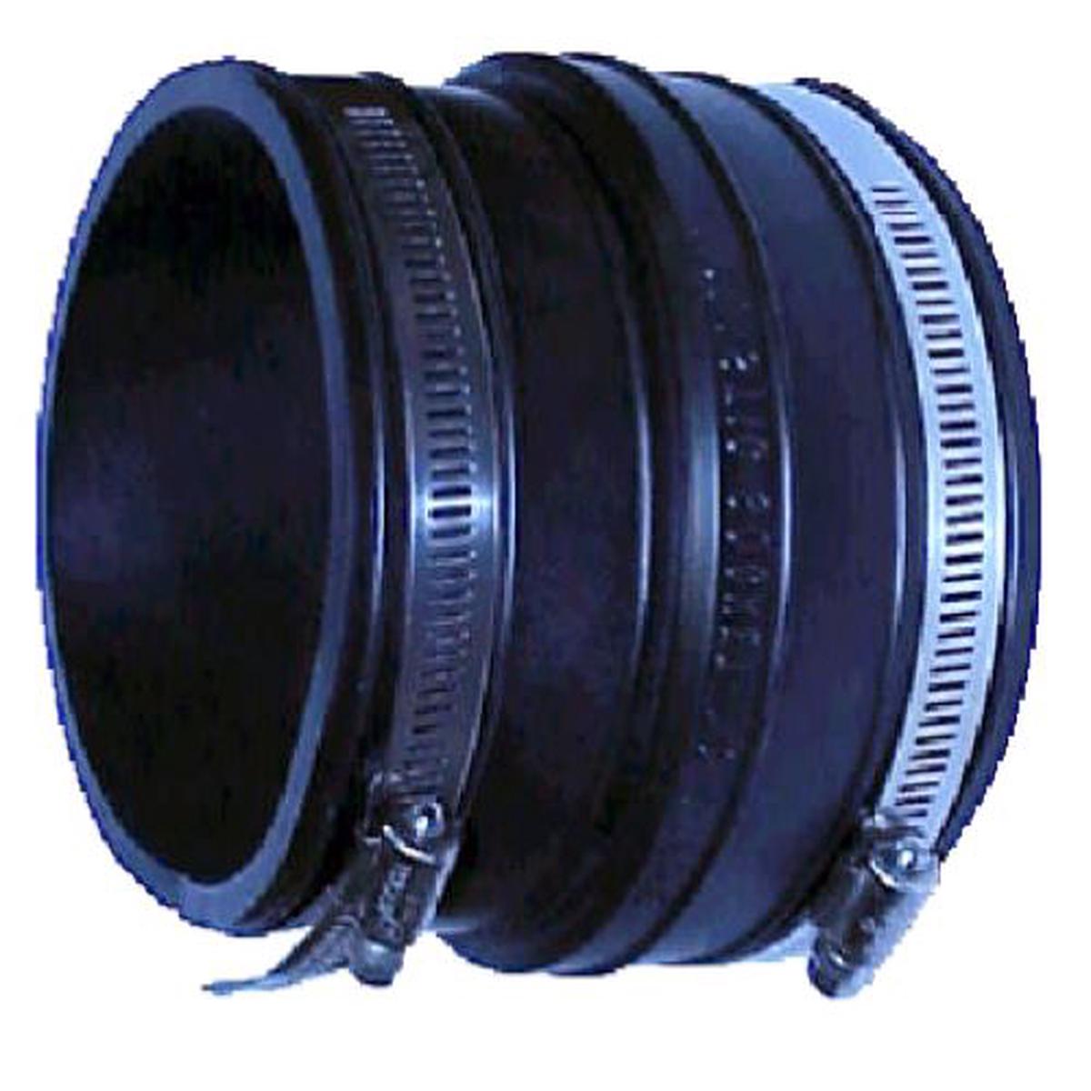 Fernco P1056-32 3" x 2" Flexible Reducing Coupling Pipe Connector - Quantity of 15