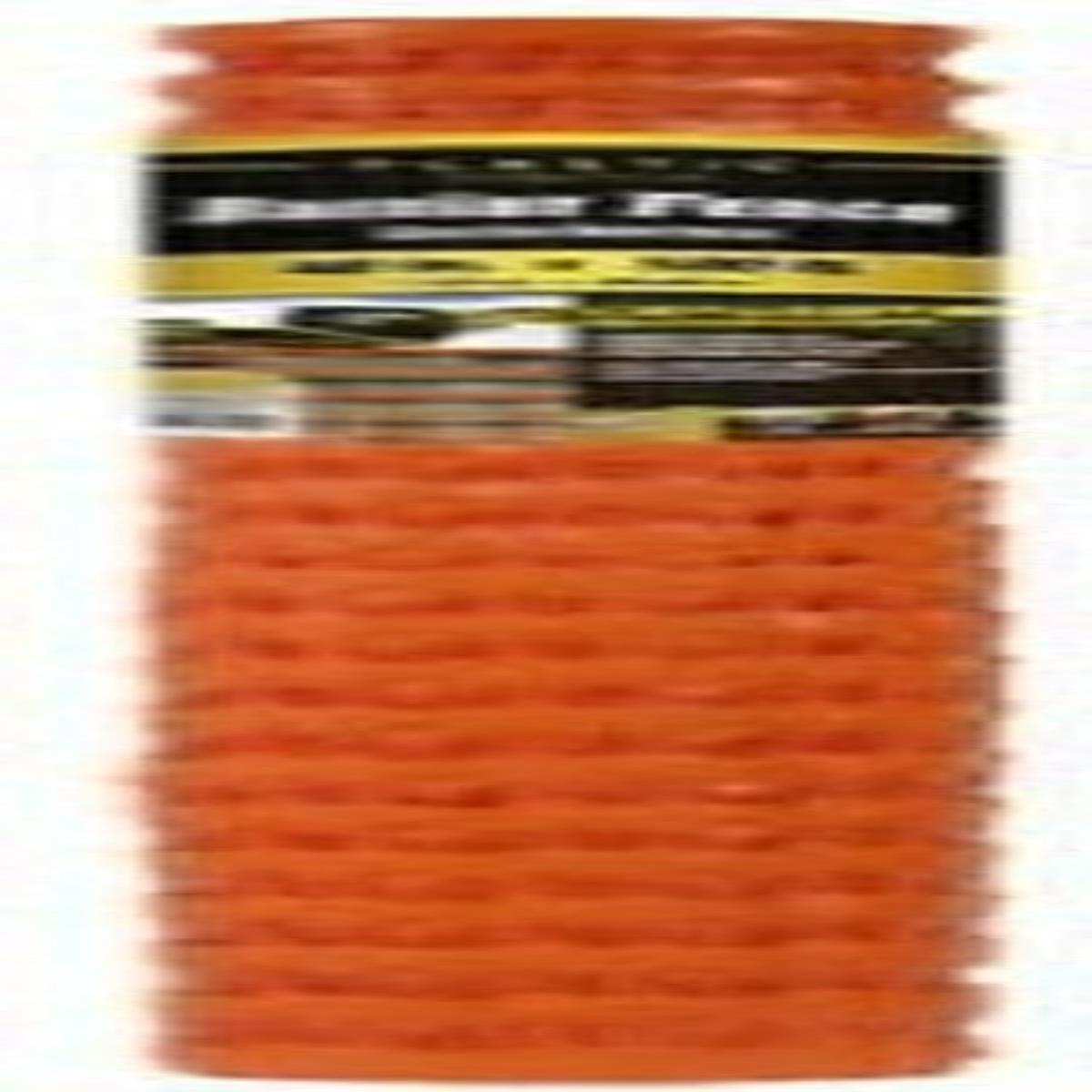 Midwest Air 889211A 48" x 50 ft 1.75" x 2.12" Orange PVC Safety Barrier Fence / Fencing - Quantity of 3