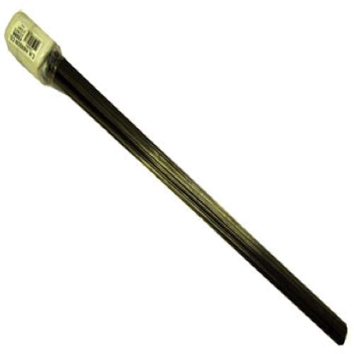 Hanson 15086 100-Count Pack of Glo White 21" x 2-1/2" x 3-1/2" High Visibility Marking / Stake Flags - Quantity of 8