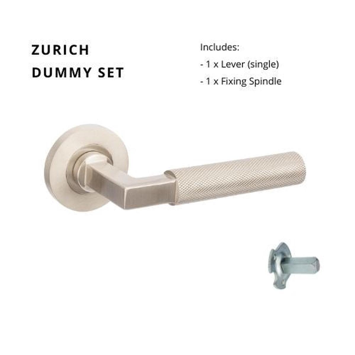 Zurich By Zanda - Dummy Single - Left Hand | Brushed Nickel