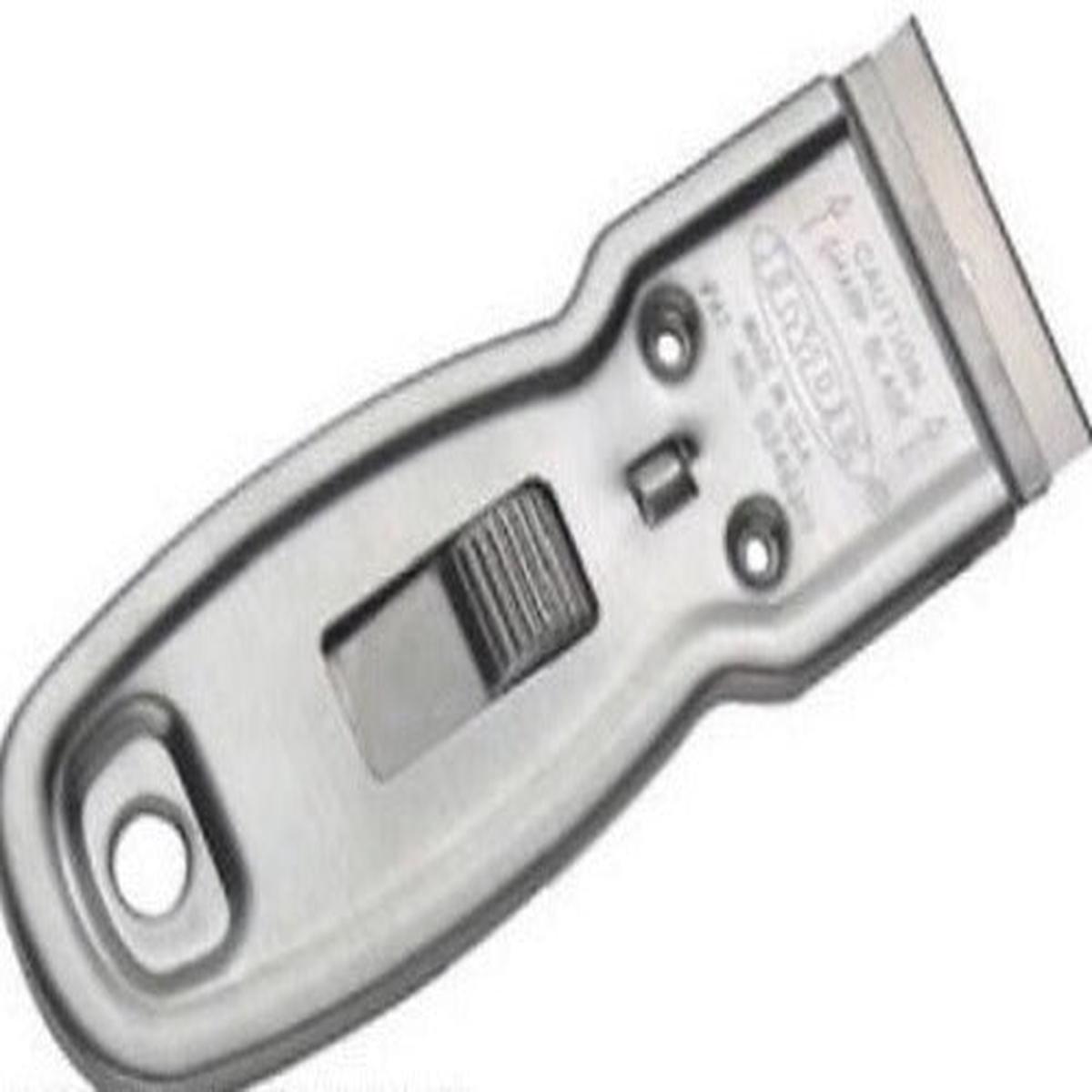 Hyde Tools 13050 Delta Heavy Duty Metal Single Edge Razor Blade Glass Scraper - Quantity of 20