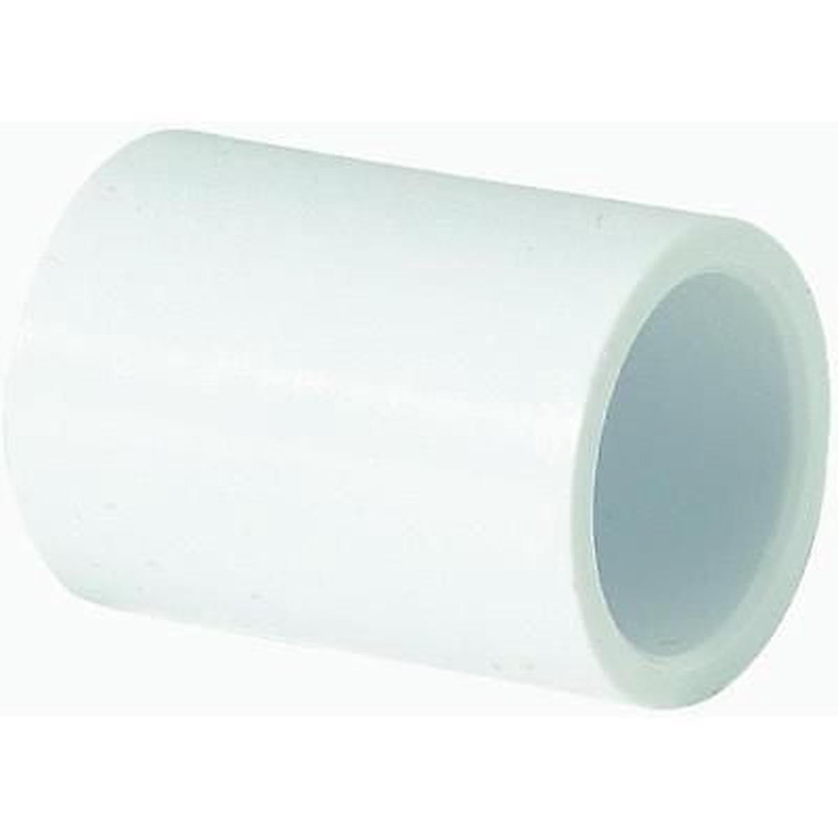 (100) Genova Products 30107 3/4" White Slip x Slip Schedule 40 Couplings