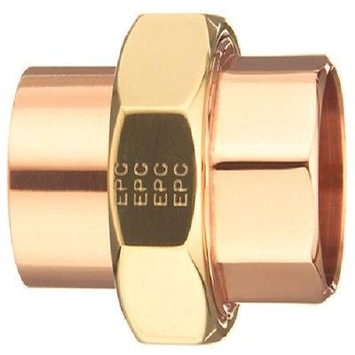 (10) ea 33582 3/4" Copper Plumbing Unions Copper x Copper