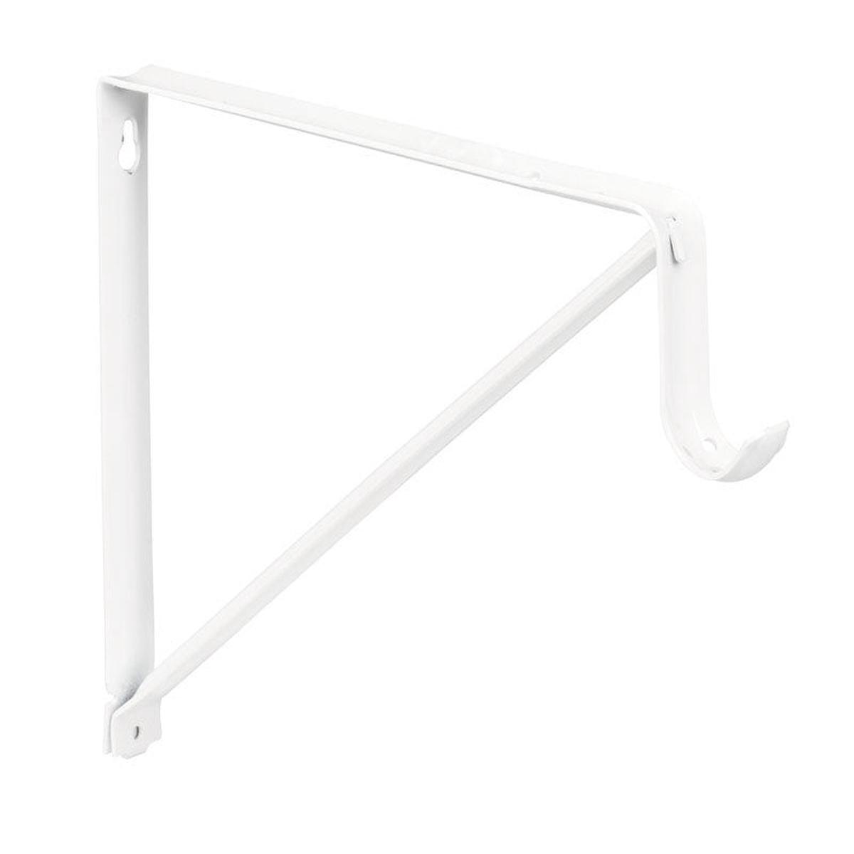 (3-Pack) John Sterling RP-0045-WT Shelf And Rod Closet Bracket, White