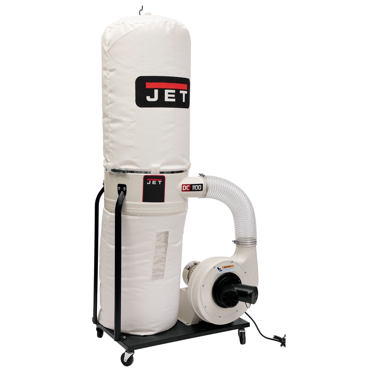 Vortex Cone Dust Collector with 30-Micron Bag Filter Kit - 1-12 HP 1 Ph 115230V - DC-1100VX-BK