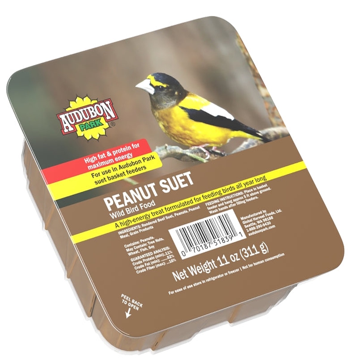 Audubon Park 13830 Peanut Suet 11 oz