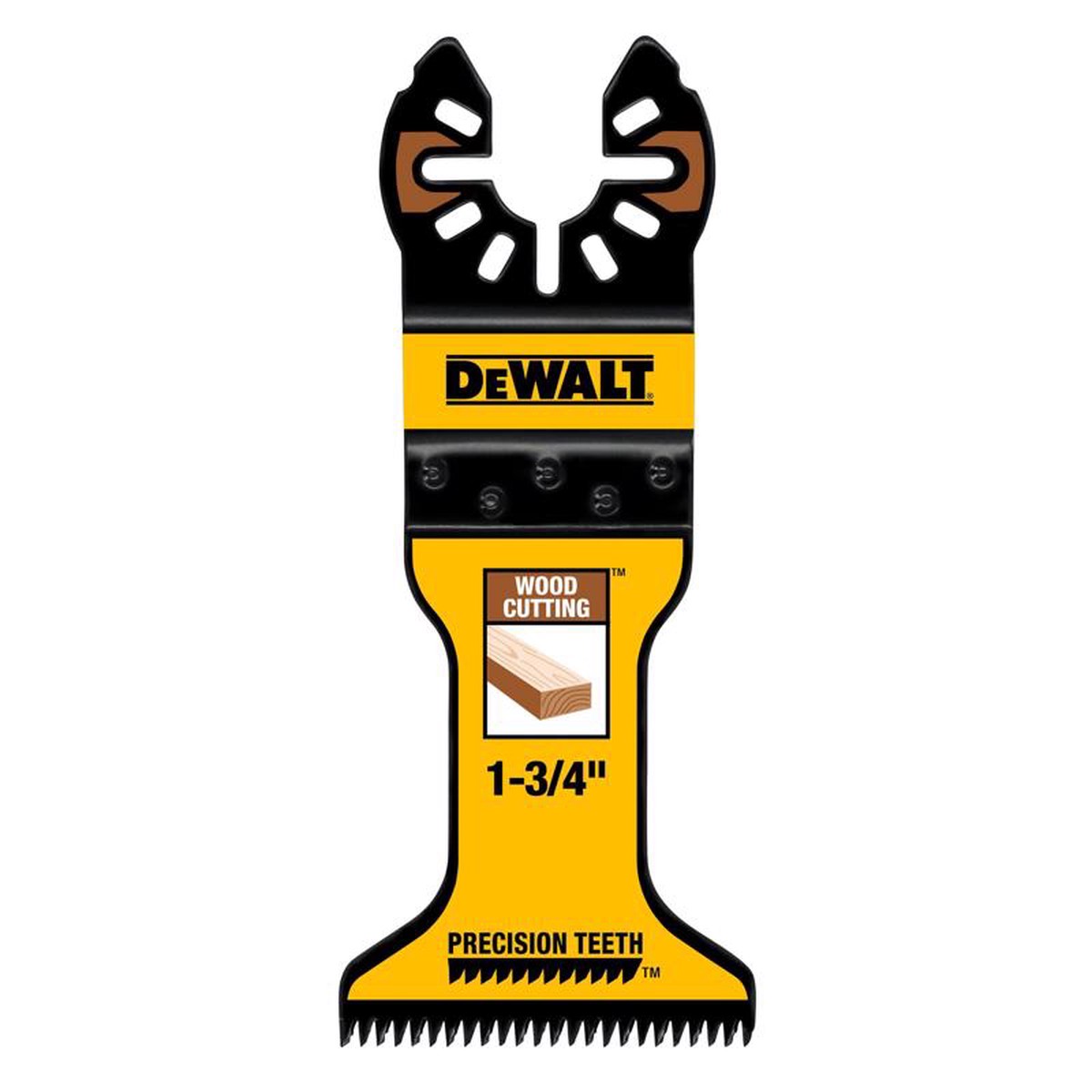 DeWalt Precision Teeth 1-34 in W Oscillating Blade 1 pk