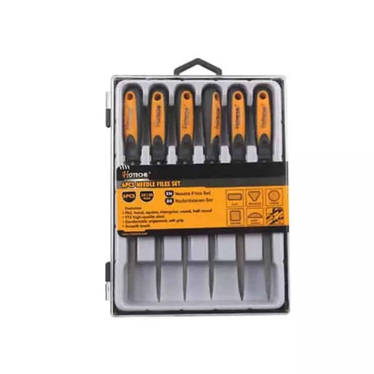 Needle Files Set 6Pcs Hoteche 403006