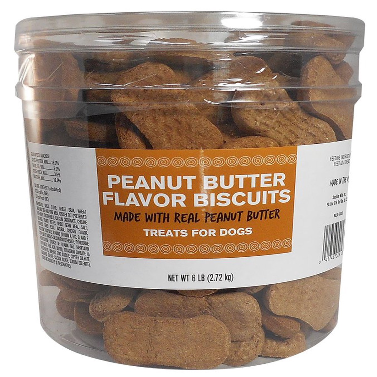 Pet Life 02916 Dog Biscuit Peanut Butter Flavor 6 lb