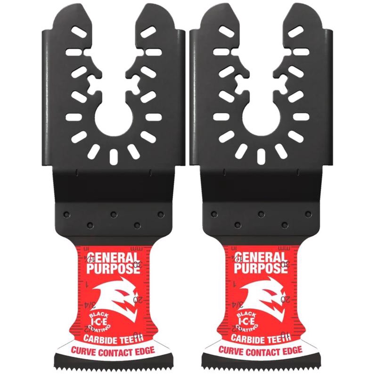 Diablo Amped Demo Demon 125 in W Carbide General Purpose Oscillating Blade Set 2 pc