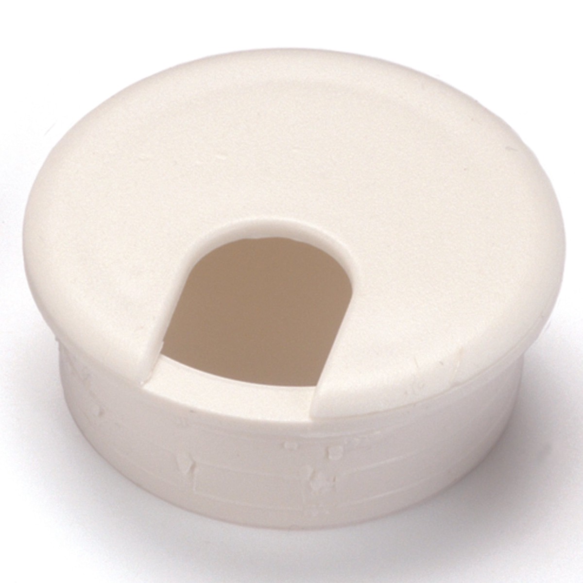 1-12 Cable Management Plastic Grommet White