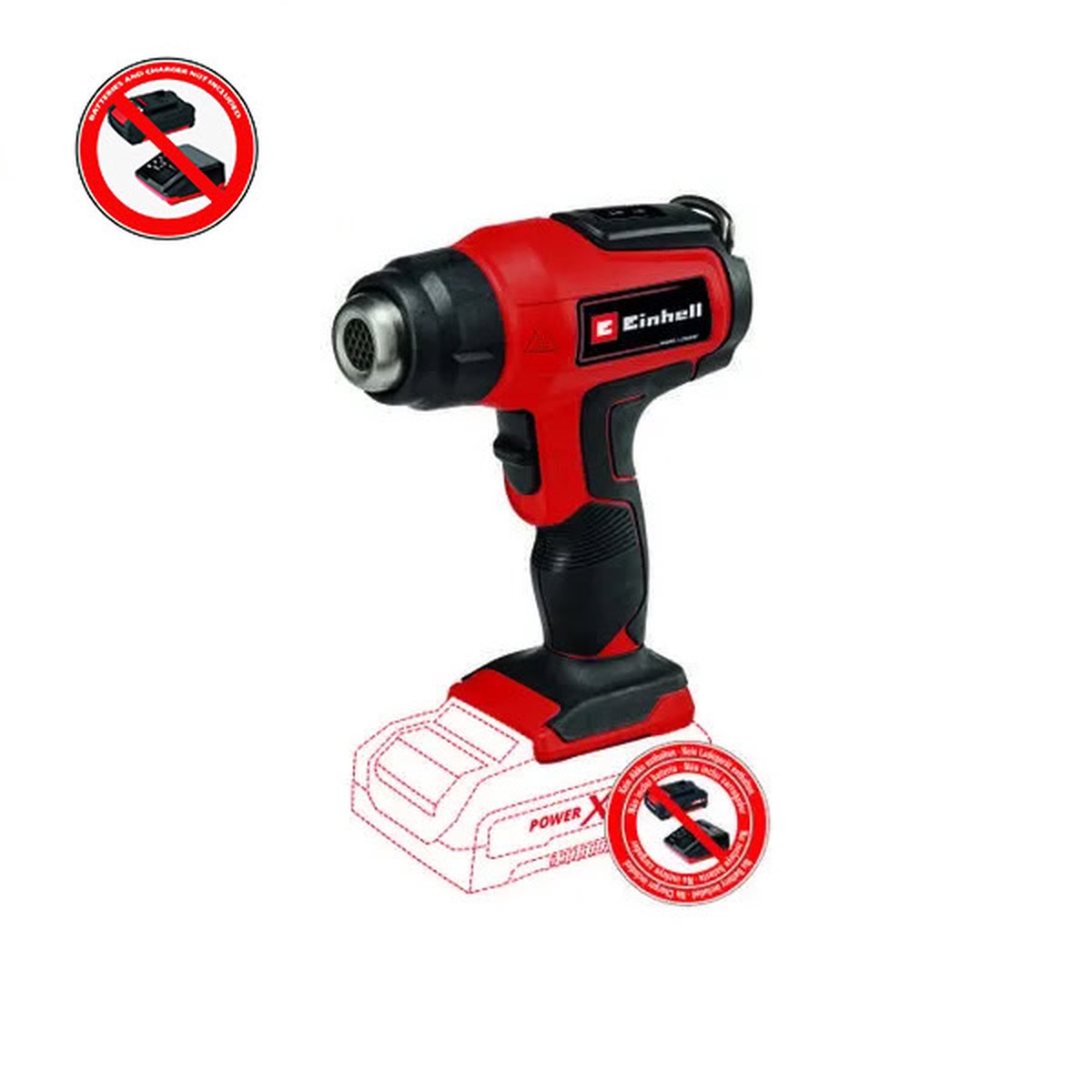 Cordless Hot Air Gun Einhell TE-HA 18 Li Solo