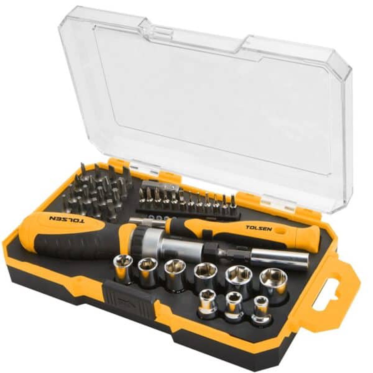 42Pcs Bits and Sockets Set Tolsen 20041