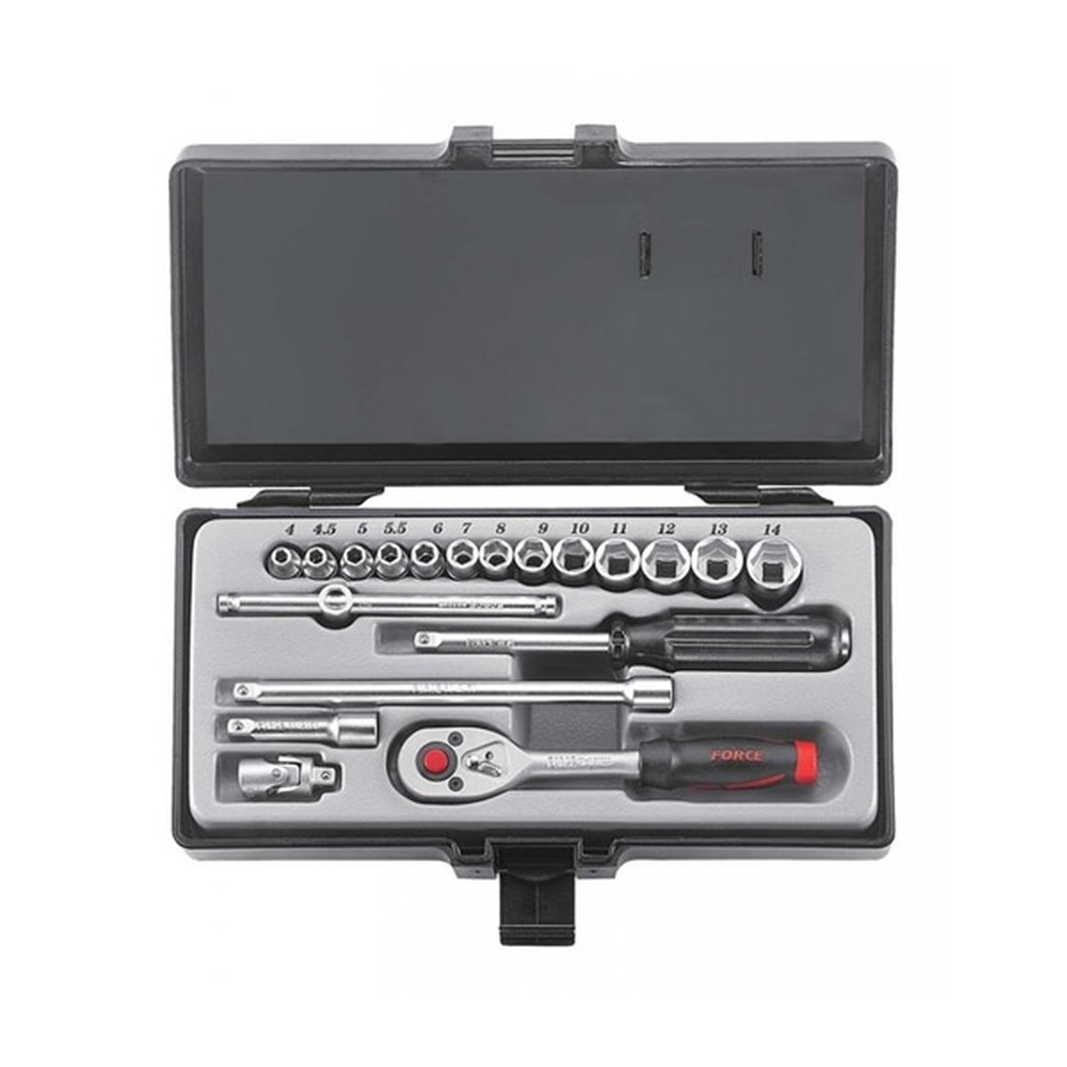 19pc 14 Socket Set Force 2203-5