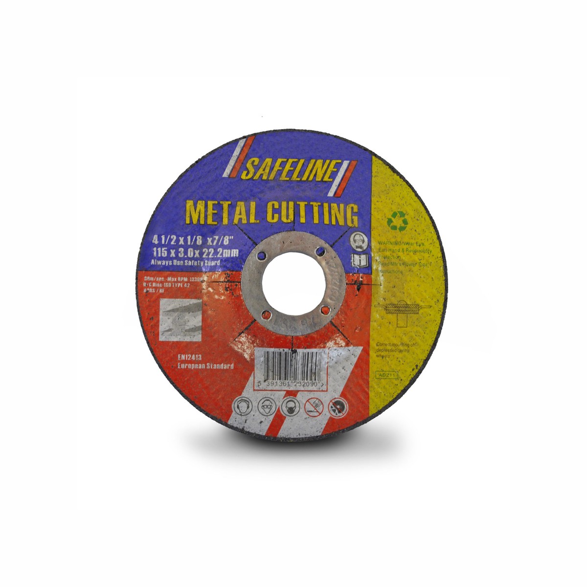 115MM X 30 X 222 DC STEEL CUTTING DISCS