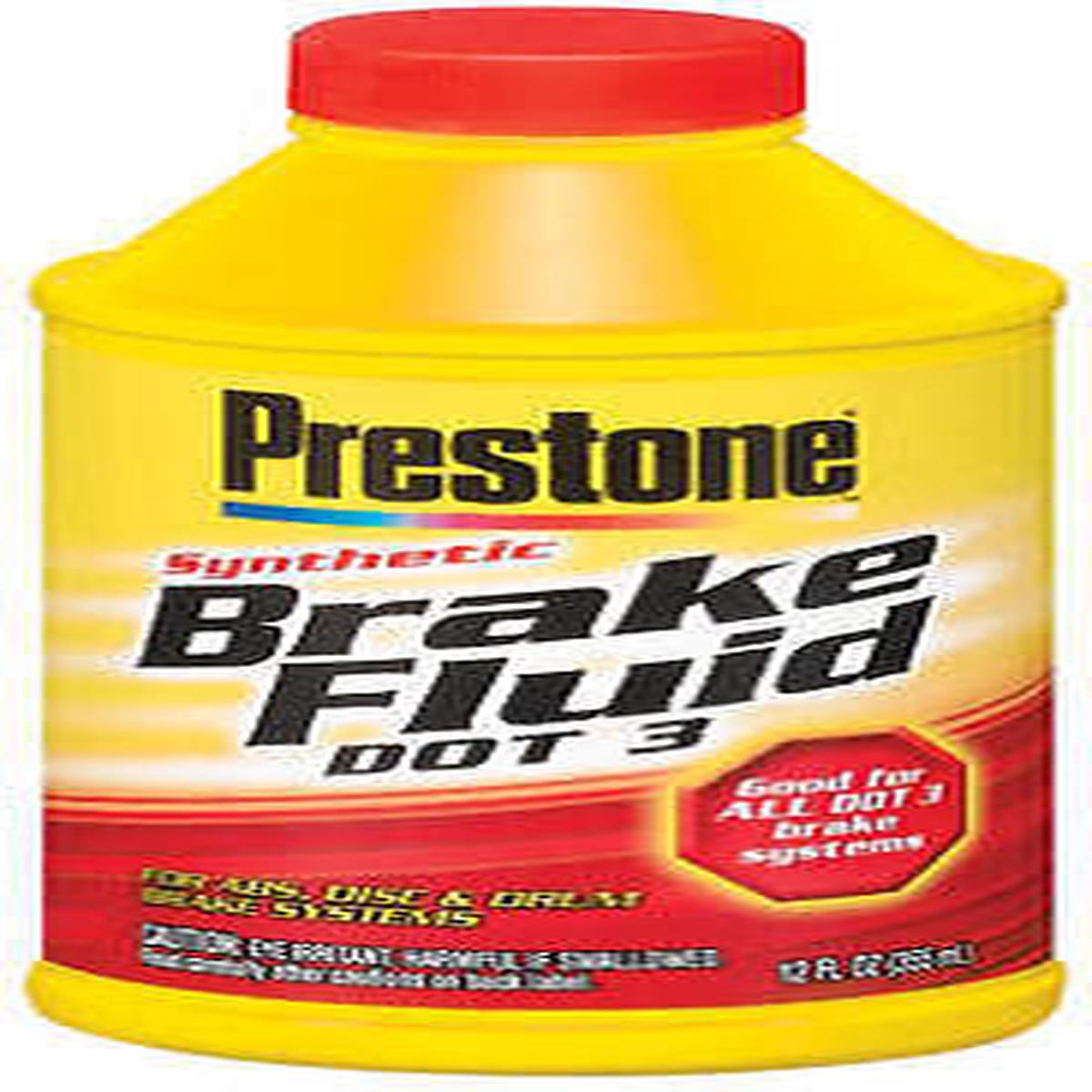 (6) PRESTONE AS400 12 ounce DOT 3 SYNTHETIC HEAVY DUTY BRAKE FLUID